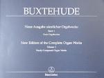 Buxtehude, Dietrich: Neue Ausgabe sämtlicher Orgelwerke, Band 1