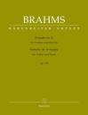 Brahms, Johannes: Sonate für Violine und Klavier A-Dur op. 100