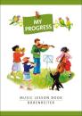 .: My Progress. Music Lesson Book. Aufgabenheft (mit Stickerbogen)
