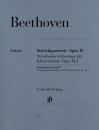 Beethoven, Ludwig van: Streichquartette op. 18,1-6 und Streichquartettfassung