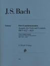 Bach, Johann Sebastian: Sonaten für Gambe und Cembalo BWV 1027-1029