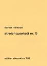 Milhaud, Darius: Streichquartett Nr. 9