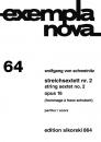 Schweinitz, Wolfgang von: Streichsextett Nr. 2