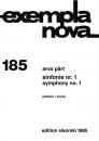 Pärt, Arvo: Sinfonie Nr. 1