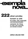 Schnittke, Alfred: Konzert zu dritt / Menuett