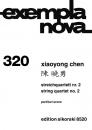Chen, Xiaoyong: Streichquartett Nr. 2