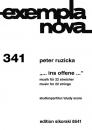 Ruzicka, Peter: ... Ins Offene ...