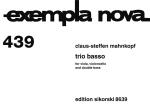 Mahnkopf, Claus-Steffen: Trio basso