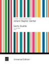 Vanhal, Johann Baptist: Sechs Duette Bd. 1