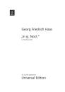Haas, Georg Friedrich: In iij. Noct." - 3. Streichquartett"