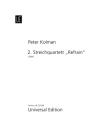 Kolman Peter: Streichquartett Nr. 2 Refrain""