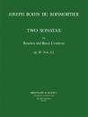 Boismortier, Joseph Bodin de: Sonaten in e, G, op. 50/1-2