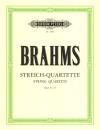 Brahms, Johannes (1833-1897): Streichquartette