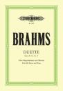 Brahms, Johannes (1833-1897): Duette