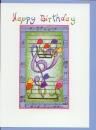 Kunst-Postkarte: Happy Birthday