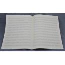 Notenpapier: Quart hoch 12 Systeme