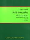 Milde, Ludwig: Fünfzig Konzertstudien op. 26 Heft 1