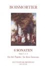 Boismortier, Joseph Bodin de: 6 Sonaten op. 7, 4-6 Band 2