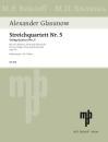 Glasunow Alexander: Quartett 5 d-moll op 70