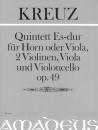 Kreuz, Emil: Quintett Es-Dur op. 49