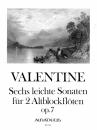 Valentine, Robert: 6 easy Sonatas Op. 7