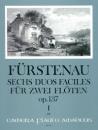 Fürstenau, Anton Bernhard: 6 Duos faciles op. 137/I Vol. 1