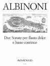 Albinoni, Tomaso: 2 Sonaten op. post.