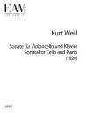 Weill, Kurt: Sonata for Cello and Piano
