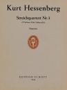 Hessenberg Kurt: Quartett 3 op 33