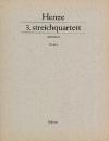 Henze Hans Werner: Quartett 3