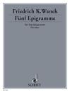 Wanek Friedrich K: Epigramme 5