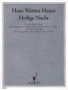 Henze Hans Werner: Heilige Nacht - ein Weihnachtslied