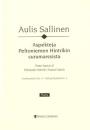 Sallinen Aulis: String Quartet 3