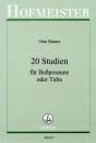 Maenz, Otto: 20 Studien für Baßposaune