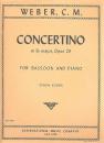 Weber Carl Maria von: Concertino Es-Dur op 26