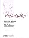 Weinberg, Mieczyslaw: Trio op 24