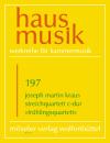 Kraus, Joseph Martin: Streichquartett C-Dur WoO 197