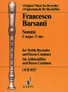 Barsanti Francesco: Sonate F-Dur