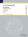 Schickhardt Johann Christian: 42 Duette aus Principes de la flute op 38