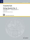 Foerster, Josef Bohuslav: Streichquartett Nr. 5