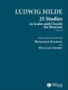 Milde Ludwig: 25 Studies in scales and chords op 24