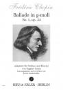 Chopin, Frédéric: Ballade 1 g-moll op 23