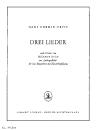 Chemin-Petit, Hans: Drei Lieder