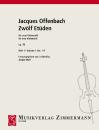 Offenbach, Jacques: Zwölf Etüden op. 78 Heft 1