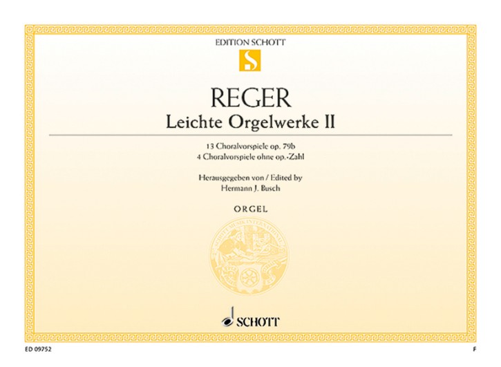 Reger Max: Leichte Orgelwerke 2