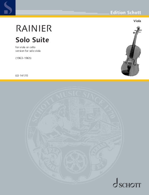 Rainier Priaulx: Solo Suite 1