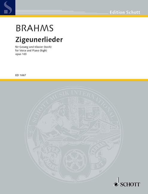 Brahms Johannes: Zigeunerlieder op 103