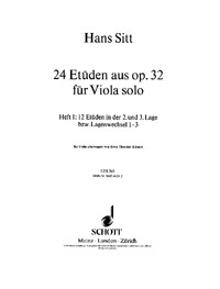 Sitt, Hans: 24 Etüden aus op. 32
