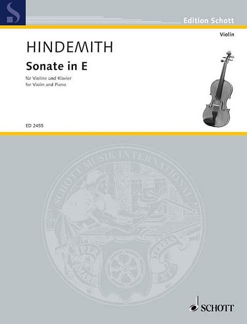 Hindemith Paul: Sonate E-Dur