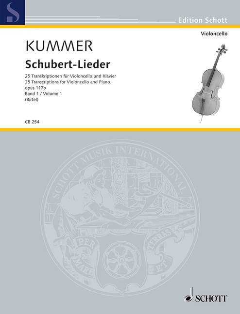 Kummer Friedrich August: Schubert Lieder op 117b